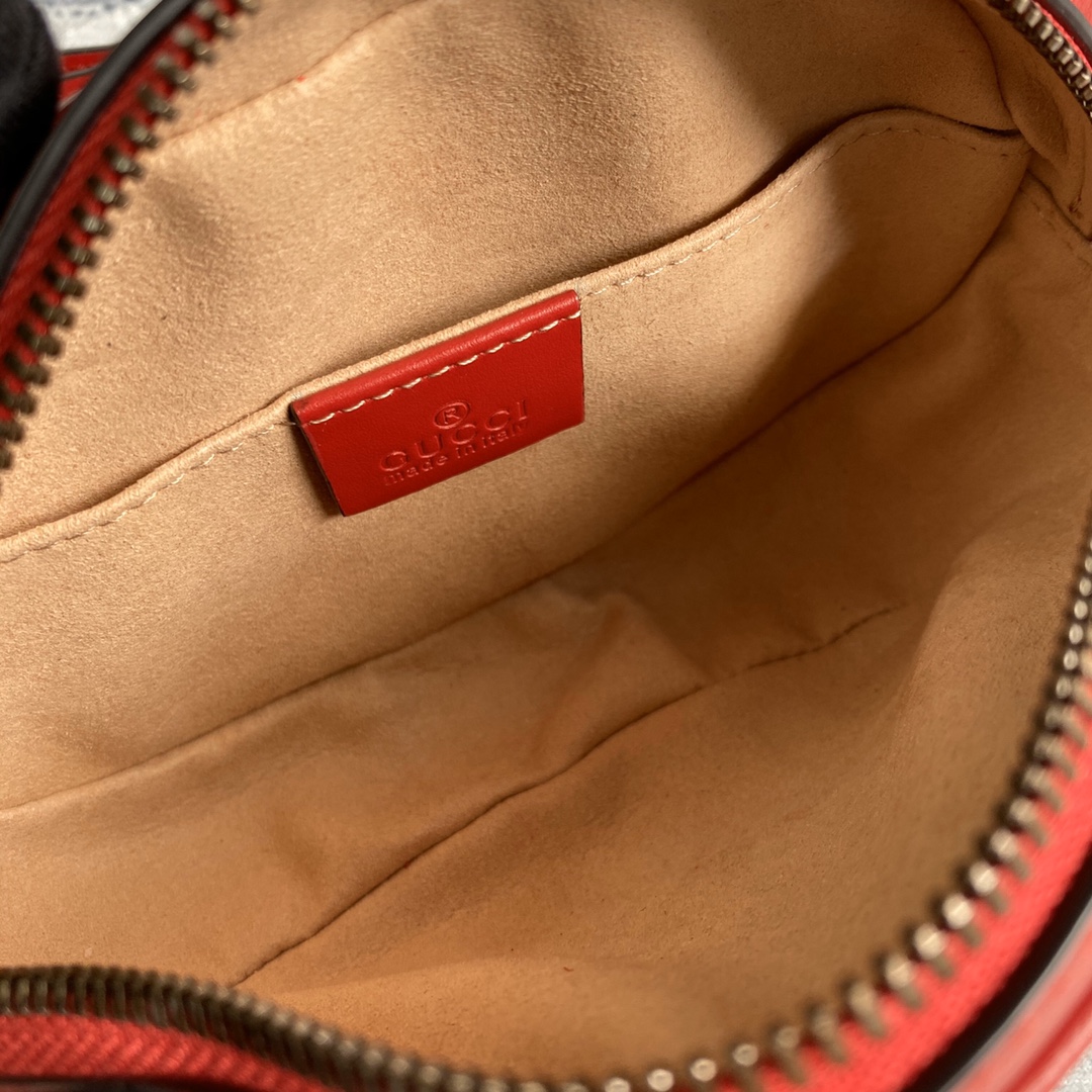 476434 GG Marmont matelassé leather belt bag