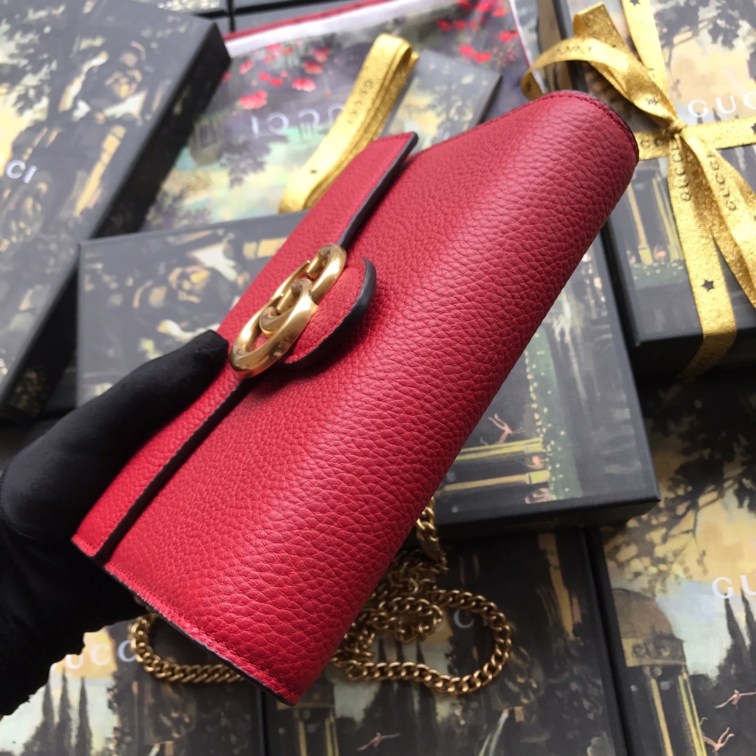 401232 GUCCI GG Marmont leather mini chain bag