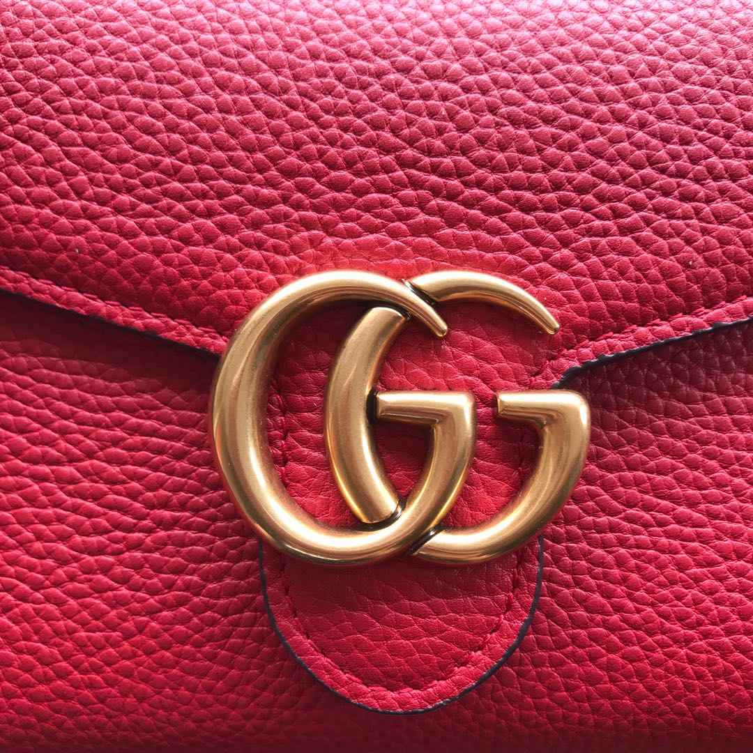 401232 GUCCI GG Marmont leather mini chain bag