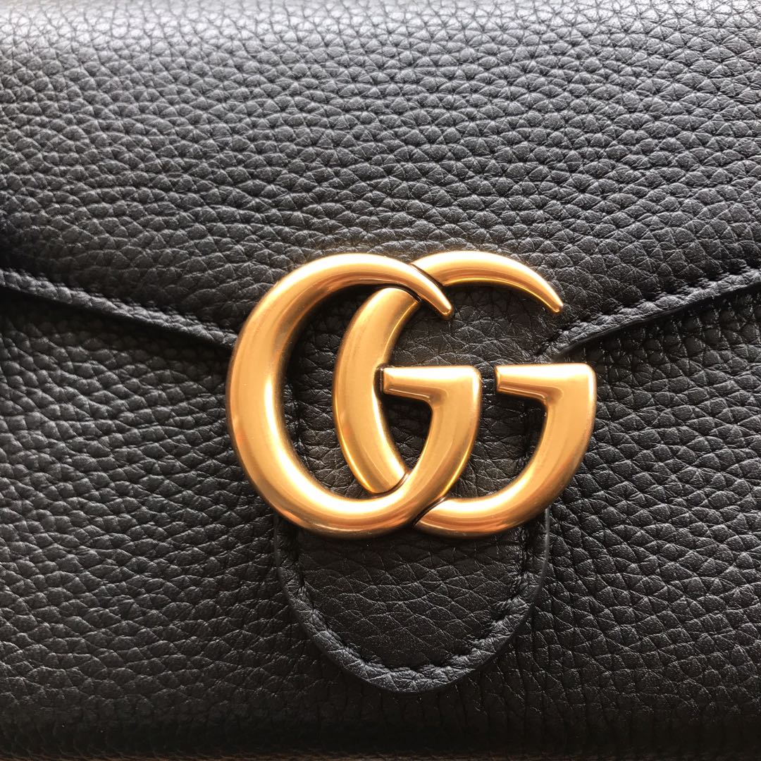 401232 GUCCI GG Marmont leather mini chain bag