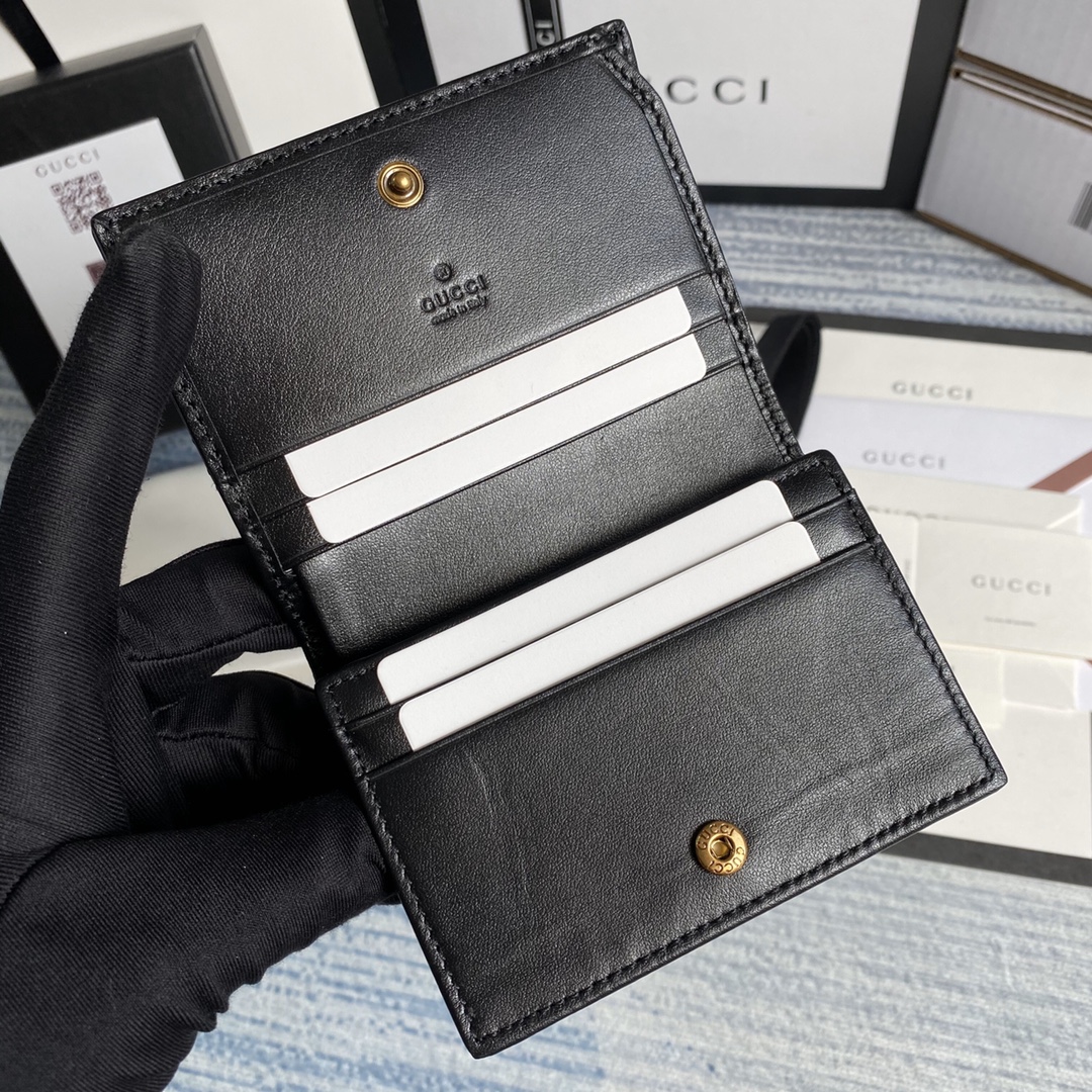 466492 GG Marmont card case wallet, Wallets and Small Accessories for Women