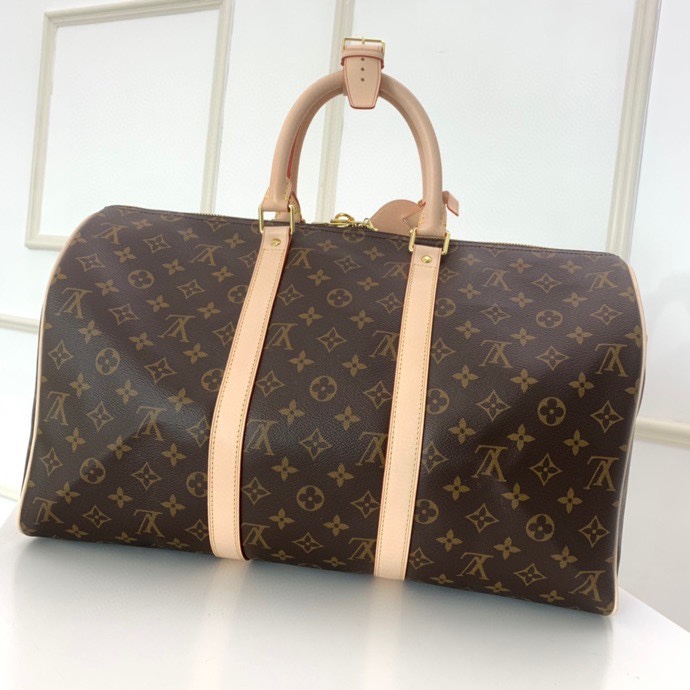 M41418 KEEPALL BANDOULIÈRE 45, Louis Vuitton LV TRAVEL BAG 