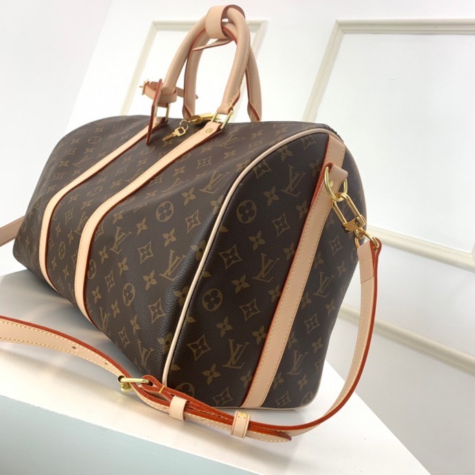 M41418 KEEPALL BANDOULIÈRE 45, Louis Vuitton LV TRAVEL BAG 