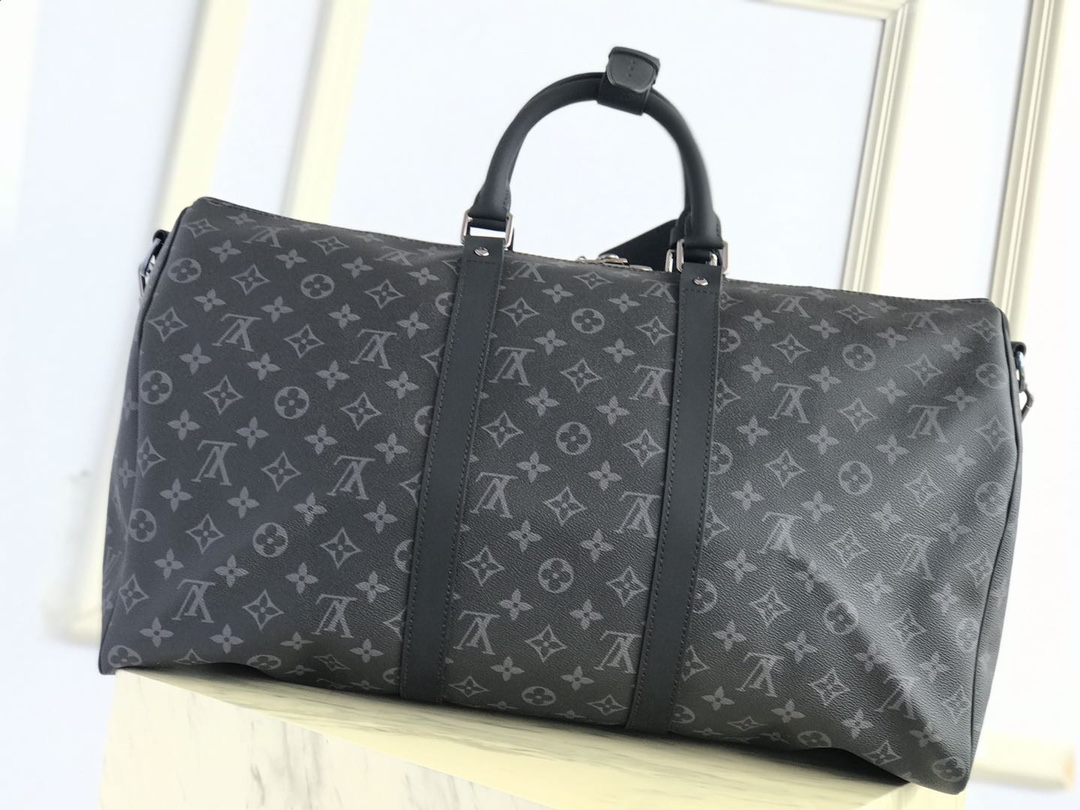 KEEPALL BANDOULIÈRE 50, Louis Vuitton LV TRAVEL BAG 