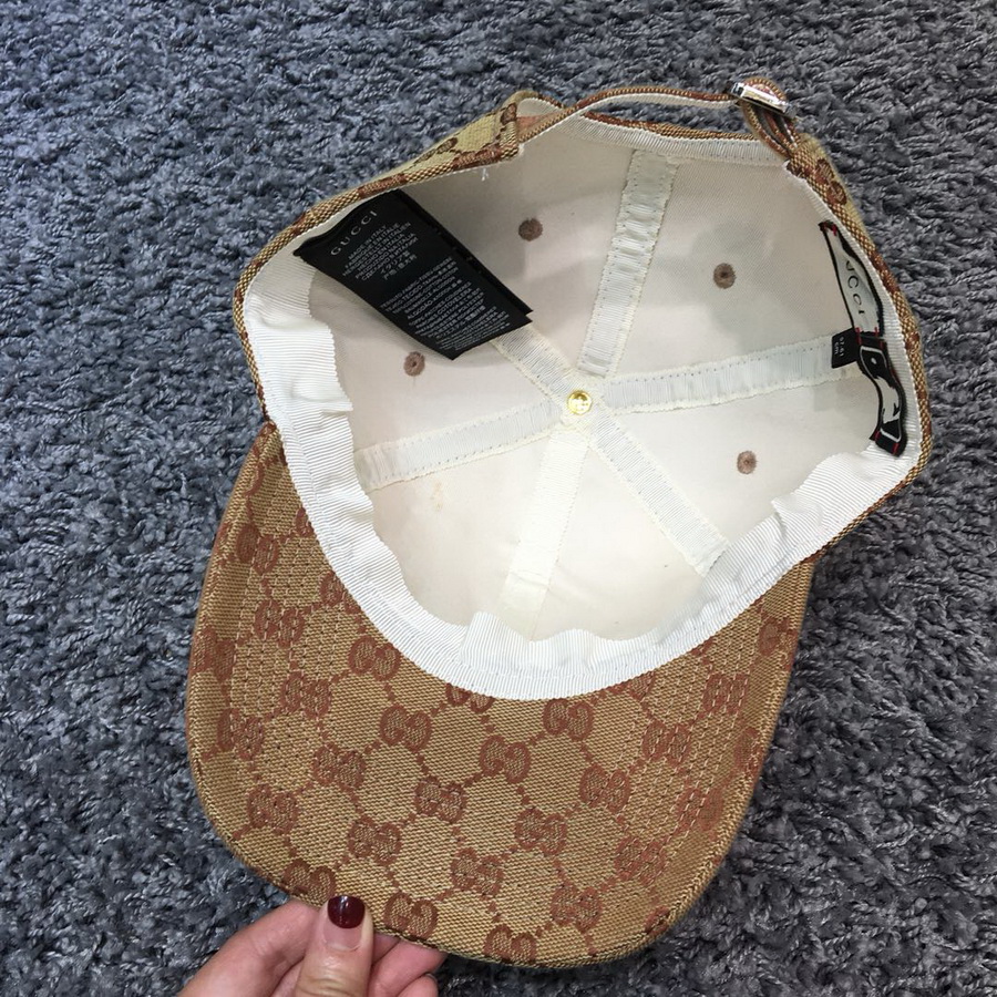 GG canvas baseball hat, GUCCI