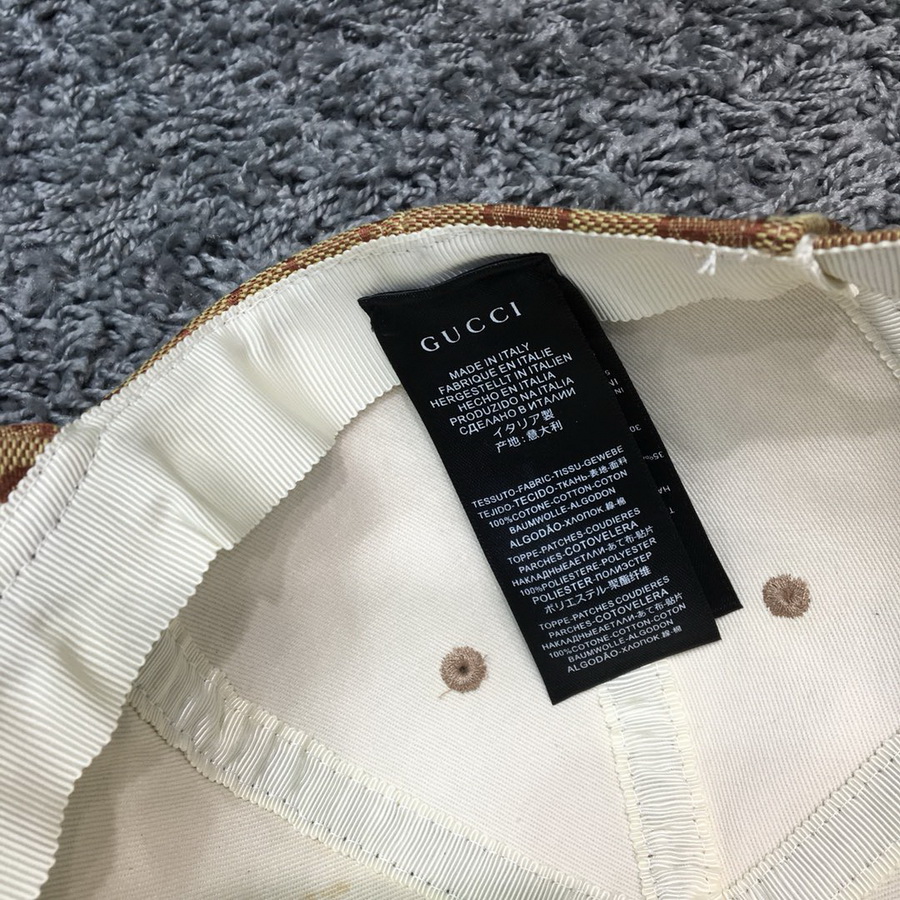 GG canvas baseball hat, GUCCI
