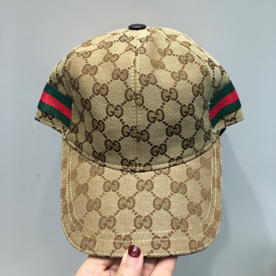 GG canvas baseball hat, GUCCI