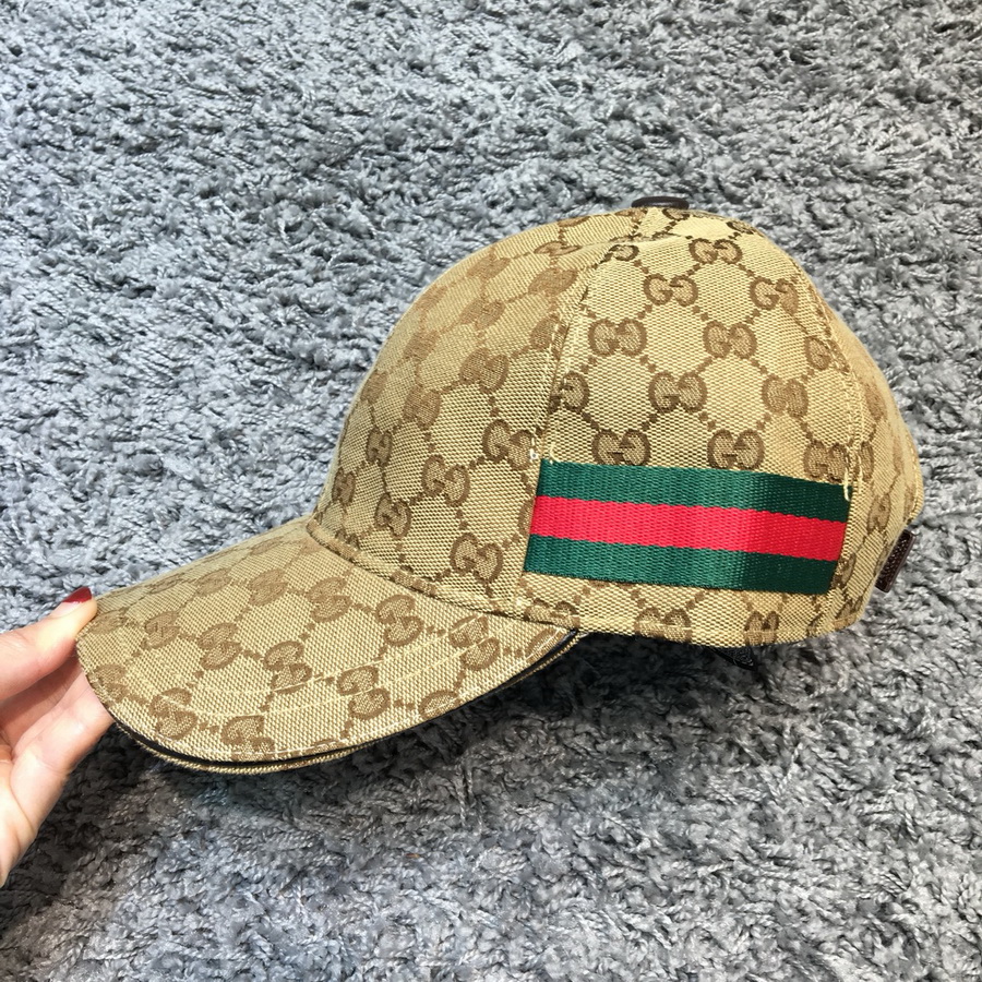 GG canvas baseball hat, GUCCI