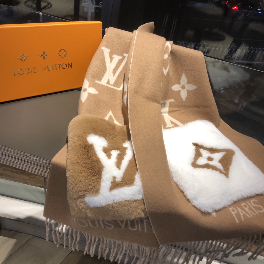 LOUIS VUITTON LV COLD REYKJAVIK SCARF