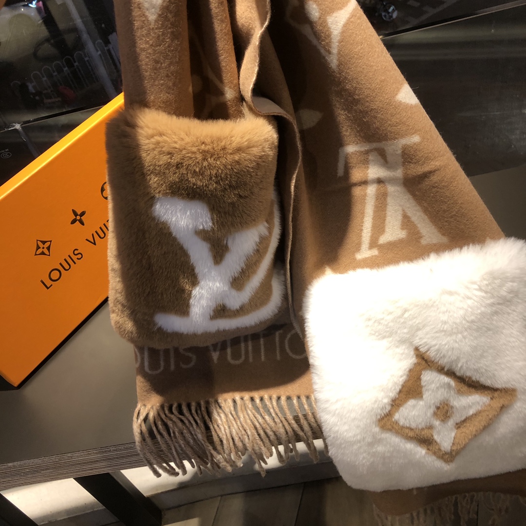 LOUIS VUITTON LV COLD REYKJAVIK SCARF