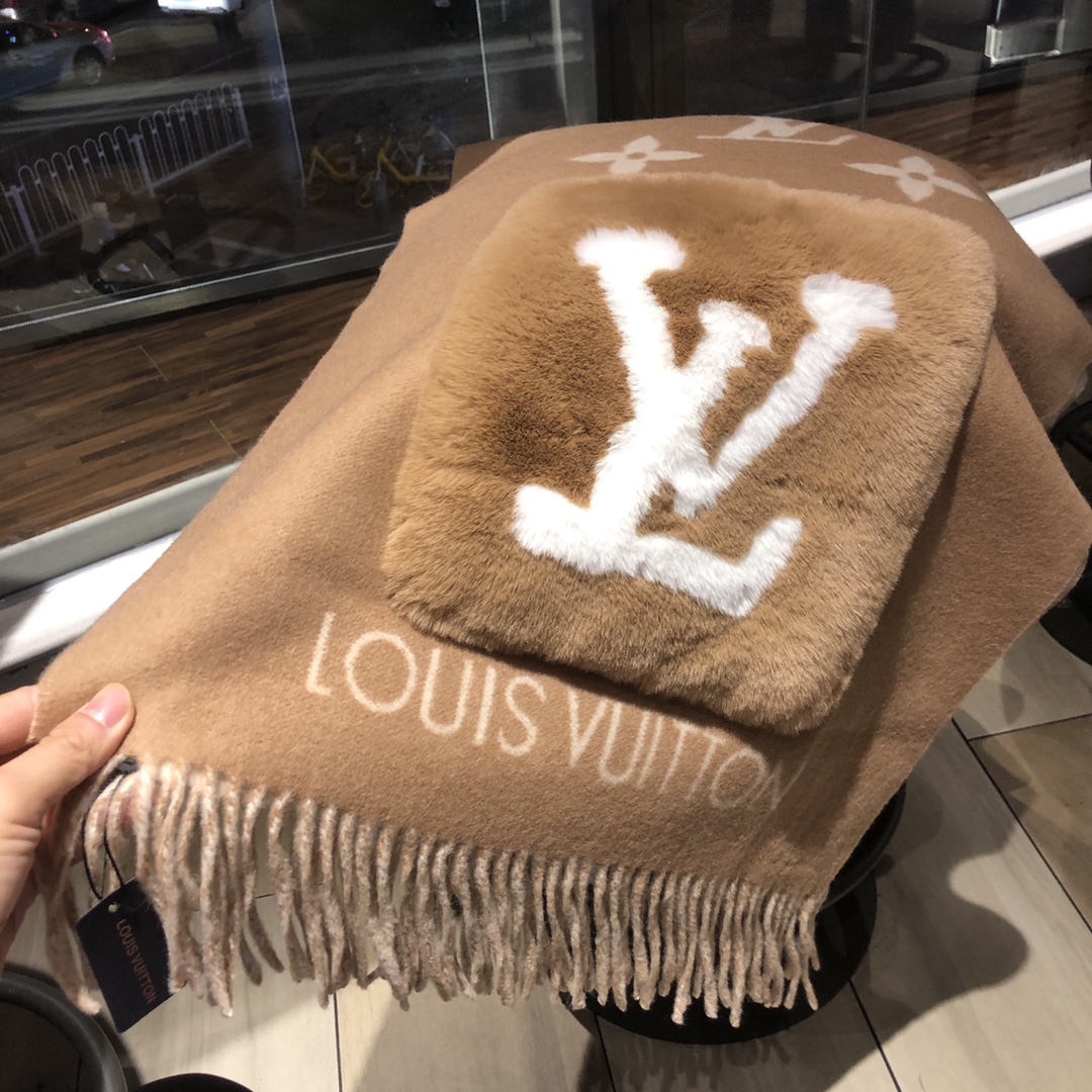 LOUIS VUITTON LV COLD REYKJAVIK SCARF