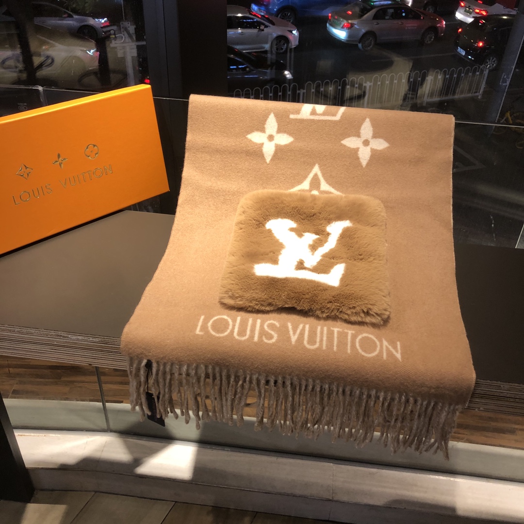 LOUIS VUITTON LV COLD REYKJAVIK SCARF