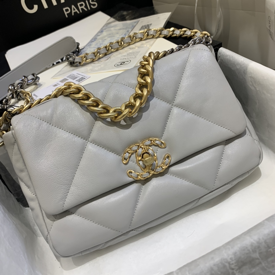 AS1160 chanel 19 small flap bag, CHANEL HANDBAGS