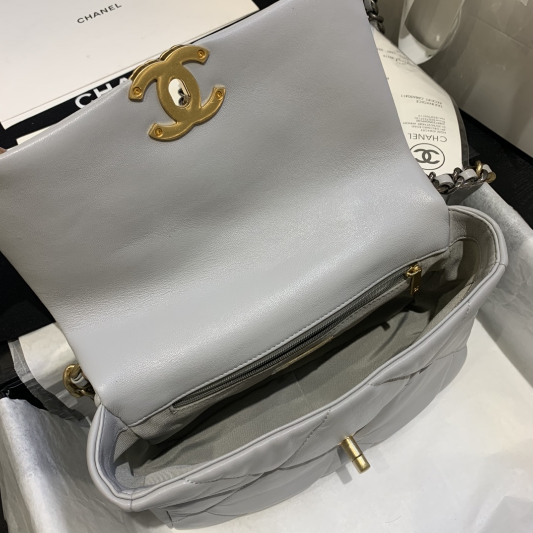 AS1160 chanel 19 small flap bag, CHANEL HANDBAGS