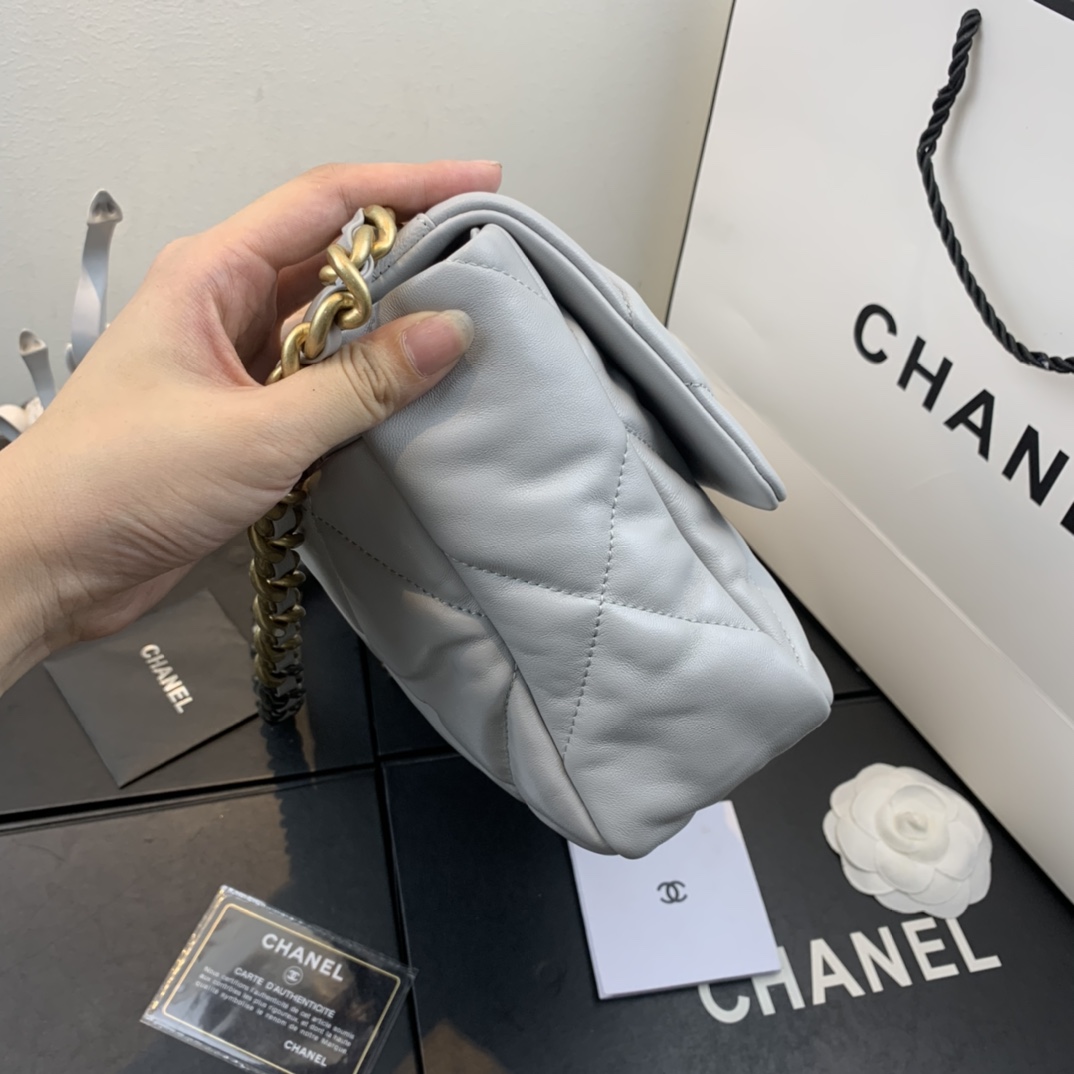 AS1161 chanel 19 large flap bag, CHANEL HANDBAGS