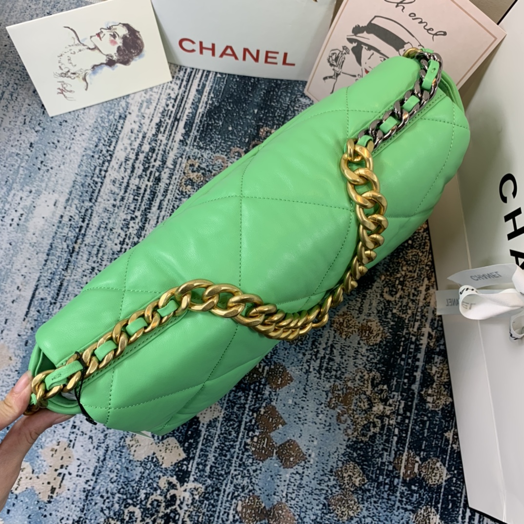 AS1162 chanel 19 maxi flap bag, CHANEL HANDBAGS