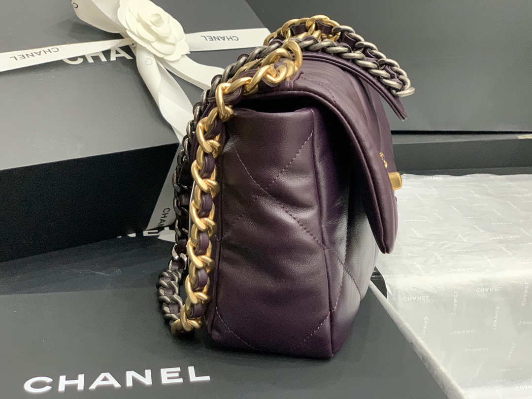 AS1160 chanel 19 small flap bag, CHANEL HANDBAGS