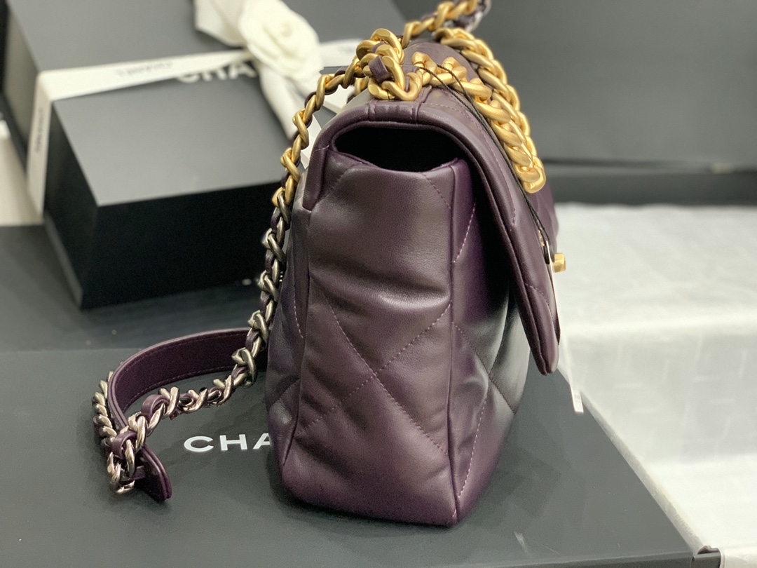 AS1161 chanel 19 large flap bag, CHANEL HANDBAGS