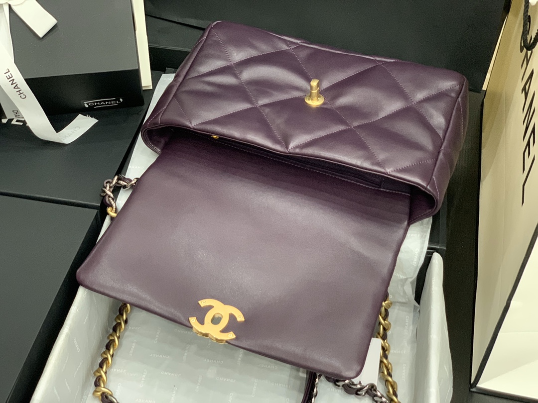 AS1161 chanel 19 large flap bag, CHANEL HANDBAGS