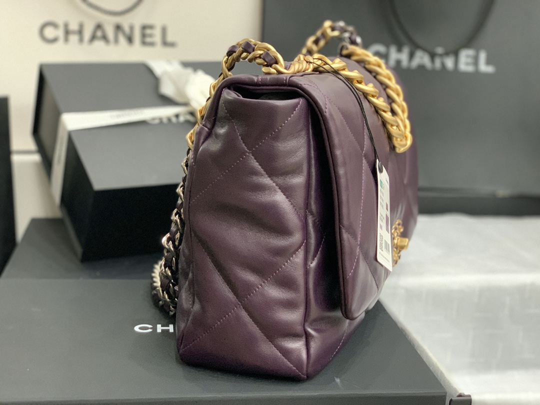 AS1162 chanel 19 maxi flap bag, CHANEL HANDBAGS
