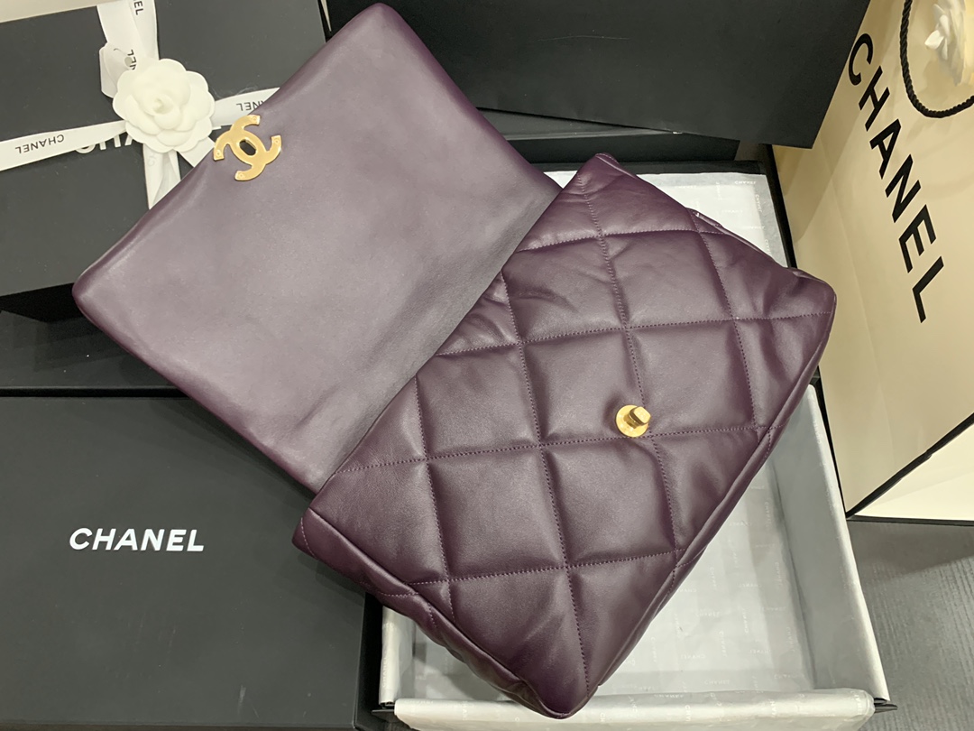 AS1162 chanel 19 maxi flap bag, CHANEL HANDBAGS
