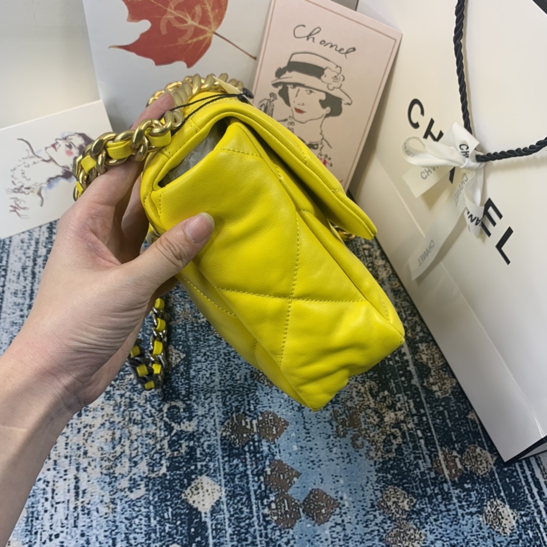 AS1161 chanel 19 large flap bag, CHANEL HANDBAGS