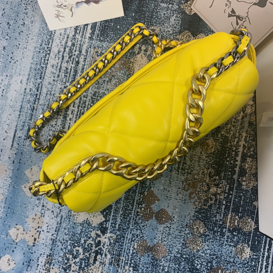 AS1161 chanel 19 large flap bag, CHANEL HANDBAGS