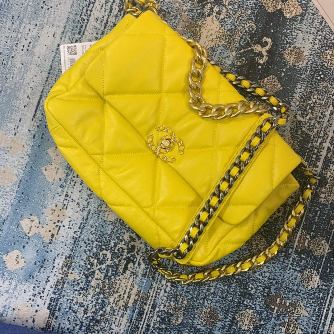 AS1161 chanel 19 large flap bag, CHANEL HANDBAGS