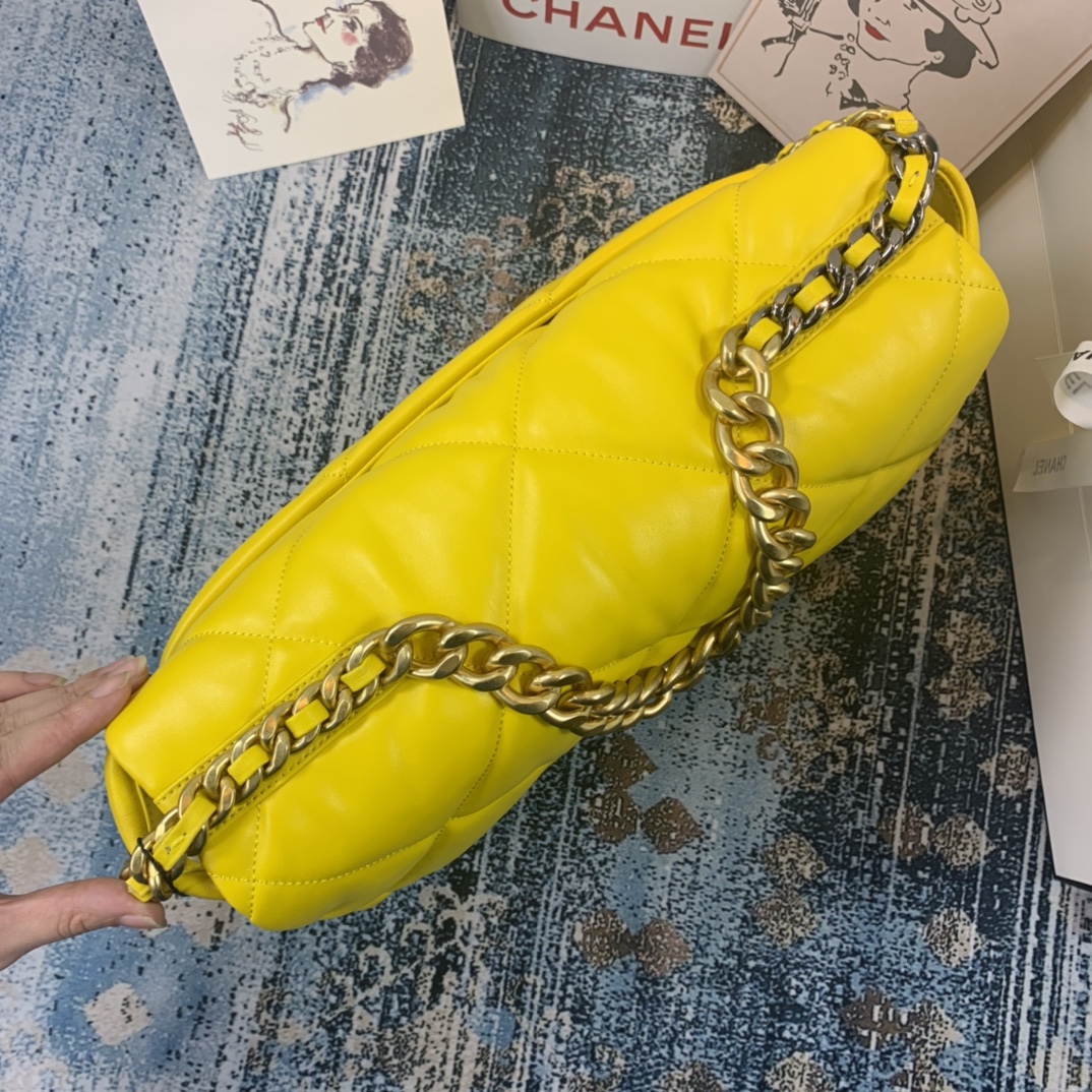 AS1162 chanel 19 maxi flap bag, CHANEL HANDBAGS