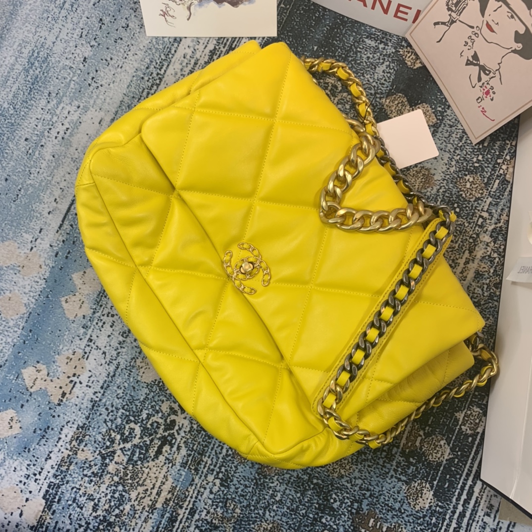 AS1162 chanel 19 maxi flap bag, CHANEL HANDBAGS