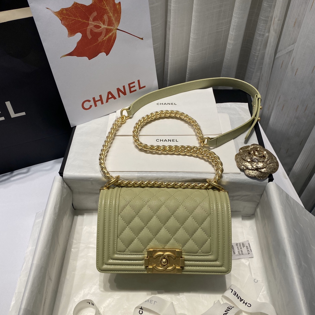 A67085, Small BOY CHANEL Handbag, Calfskin