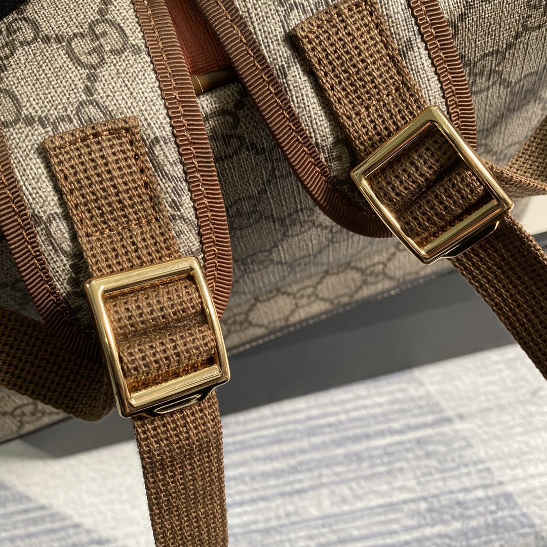 636654 'Fake/Not' print medium backpack, GUCCI Backpacks