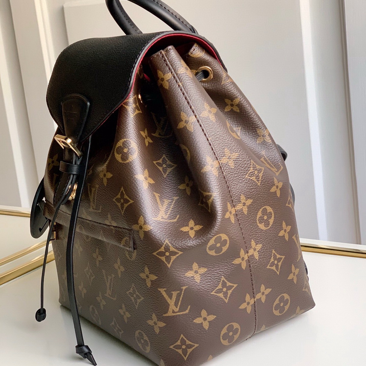 M45515  MONTSOURIS PM, LOUIS VUITTON LV Backpacks