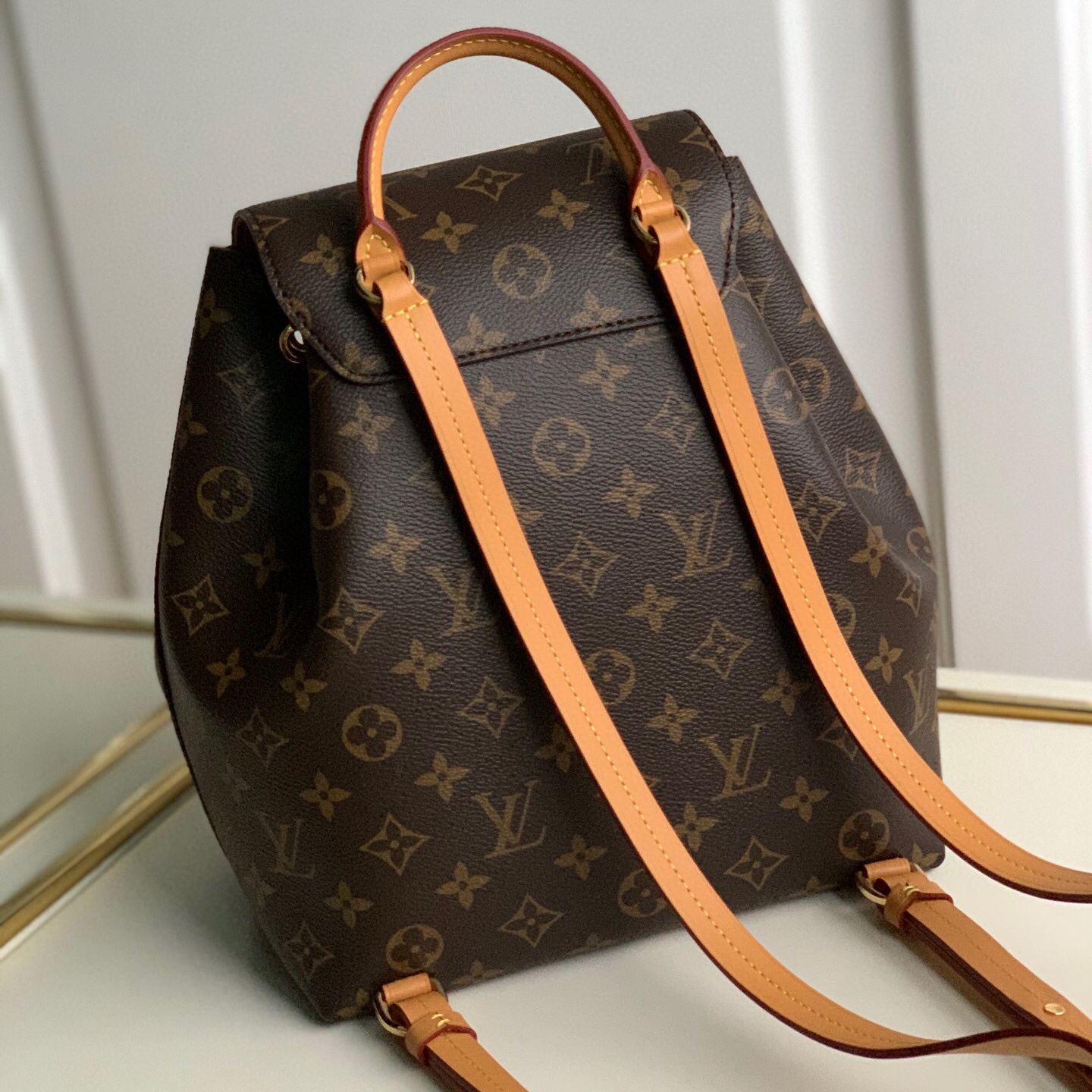 M45501 MONTSOURIS PM, LOUIS VUITTON LV Backpacks