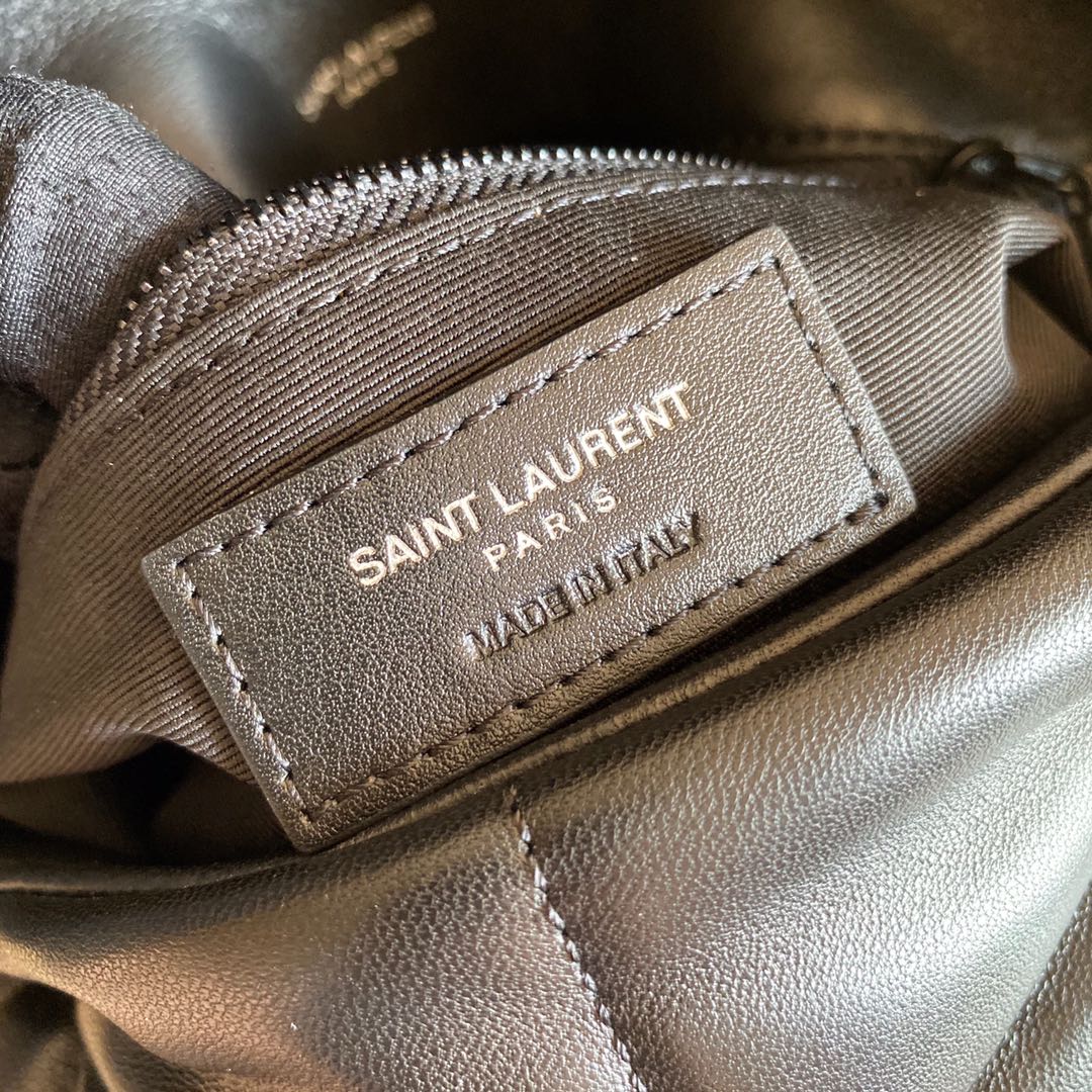 LOULOU PUFFER SMALL BAG IN QUILTED LAMBSKIN, YSL SAINT LAURENT 577476