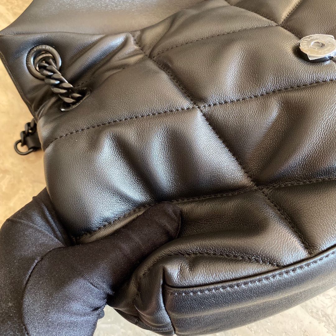 LOULOU PUFFER SMALL BAG IN QUILTED LAMBSKIN, YSL SAINT LAURENT 577476