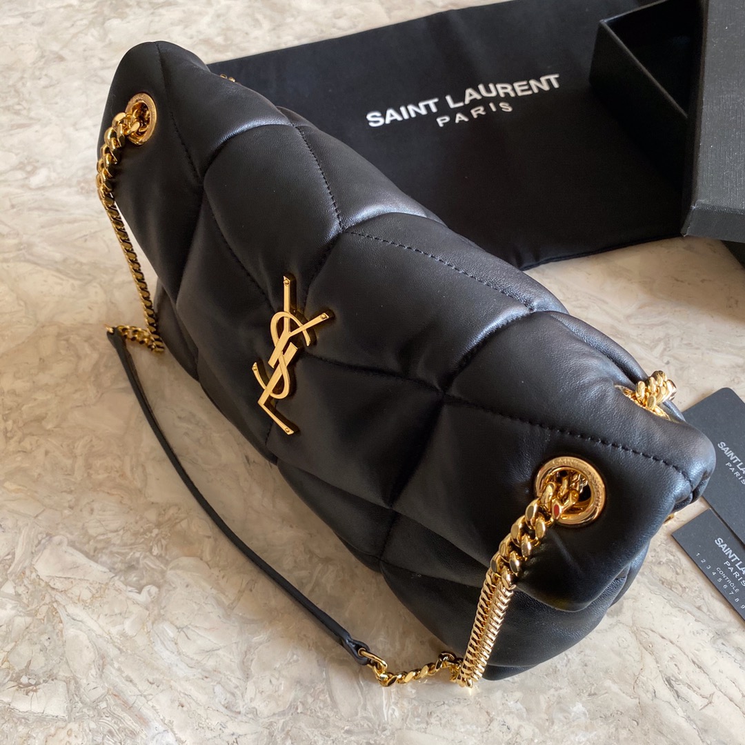LOULOU PUFFER SMALL BAG IN QUILTED LAMBSKIN, YSL SAINT LAURENT 577476