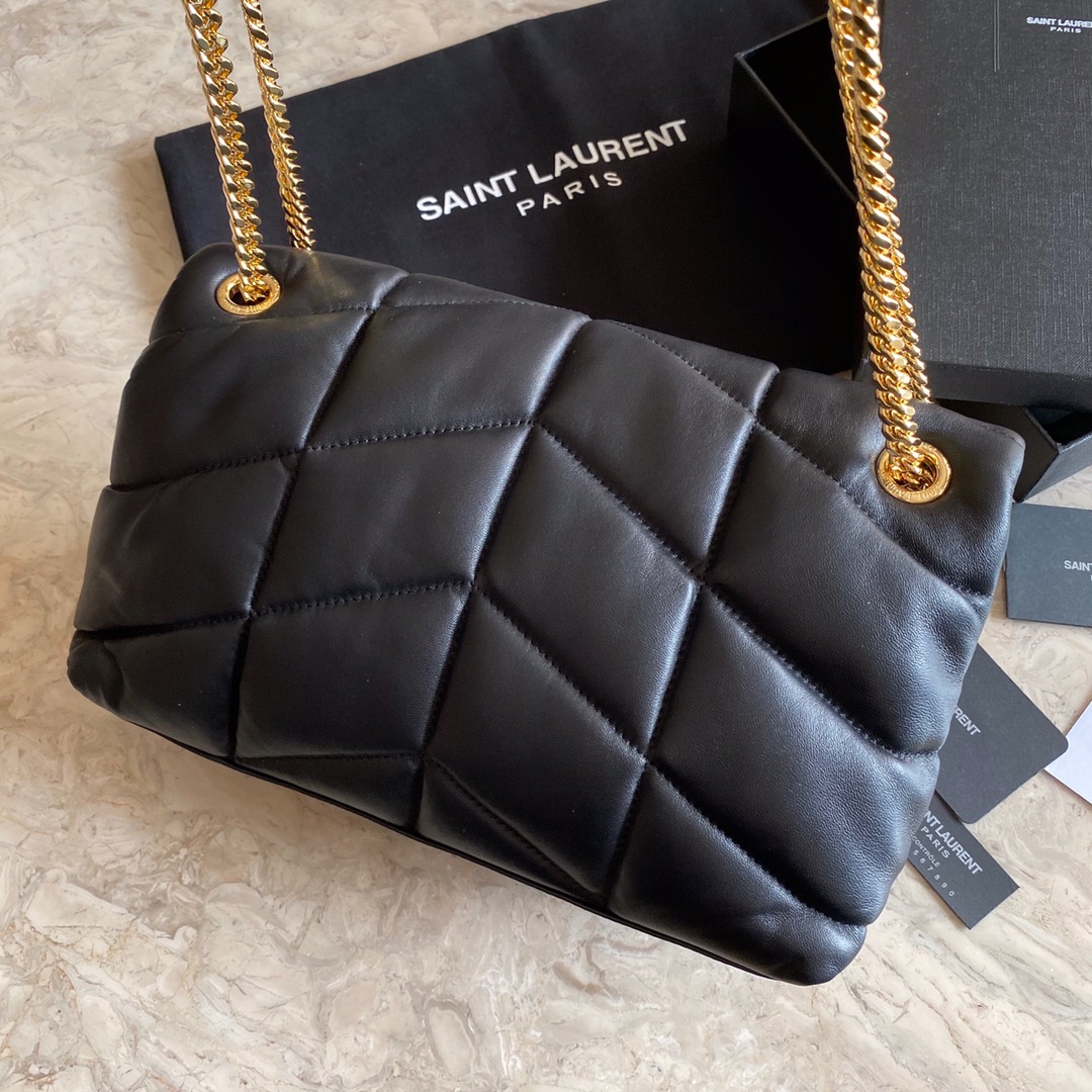 LOULOU PUFFER SMALL BAG IN QUILTED LAMBSKIN, YSL SAINT LAURENT 577476