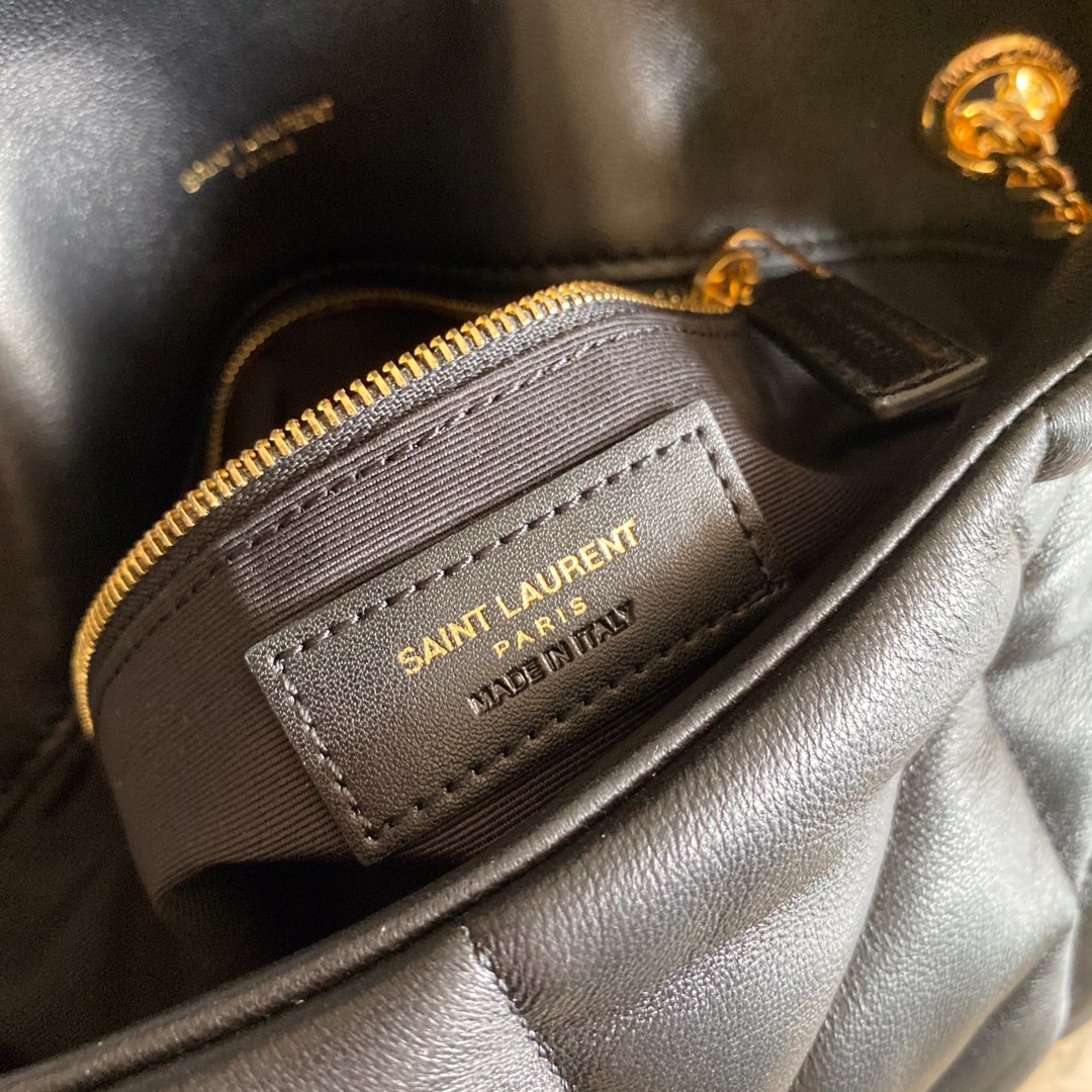LOULOU PUFFER SMALL BAG IN QUILTED LAMBSKIN, YSL SAINT LAURENT 577476