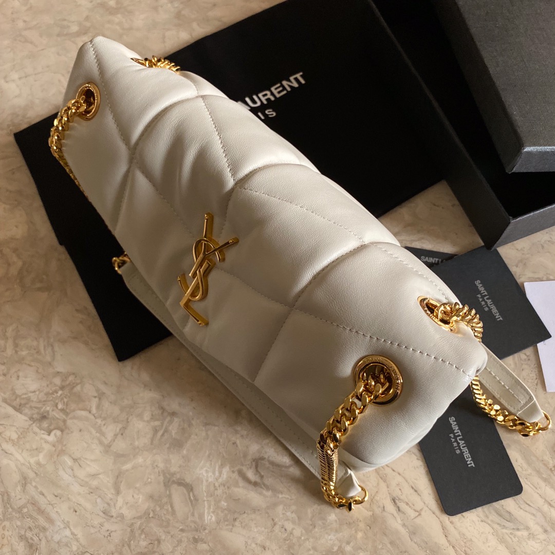 LOULOU PUFFER SMALL BAG IN QUILTED LAMBSKIN, YSL SAINT LAURENT 577476