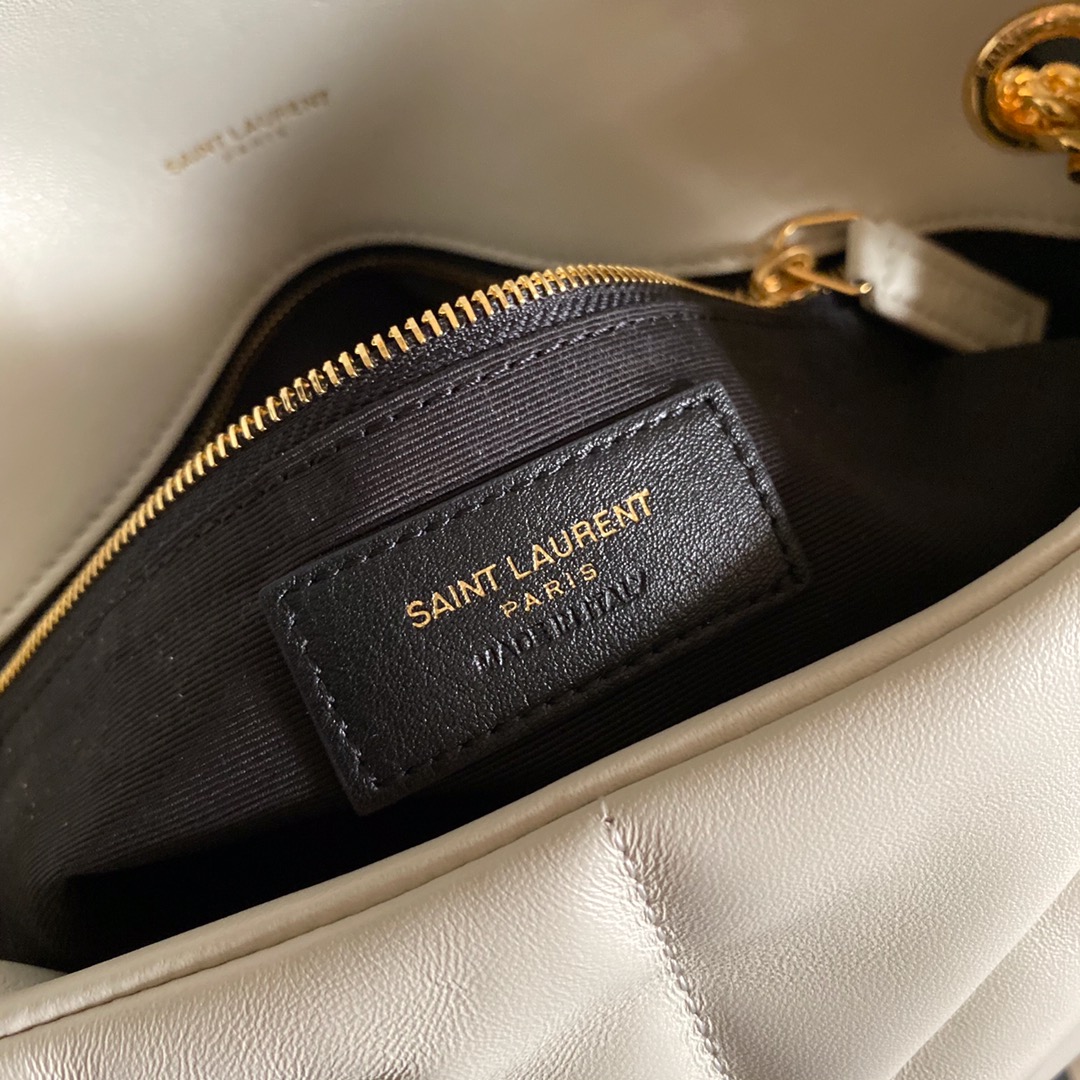 LOULOU PUFFER SMALL BAG IN QUILTED LAMBSKIN, YSL SAINT LAURENT 577476