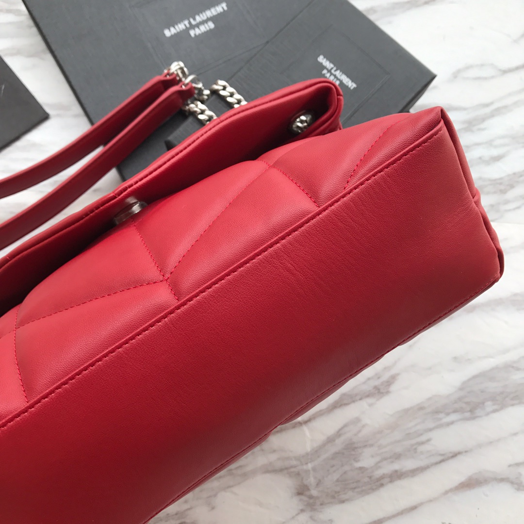 LOULOU PUFFER SMALL BAG IN QUILTED LAMBSKIN, YSL SAINT LAURENT 577476