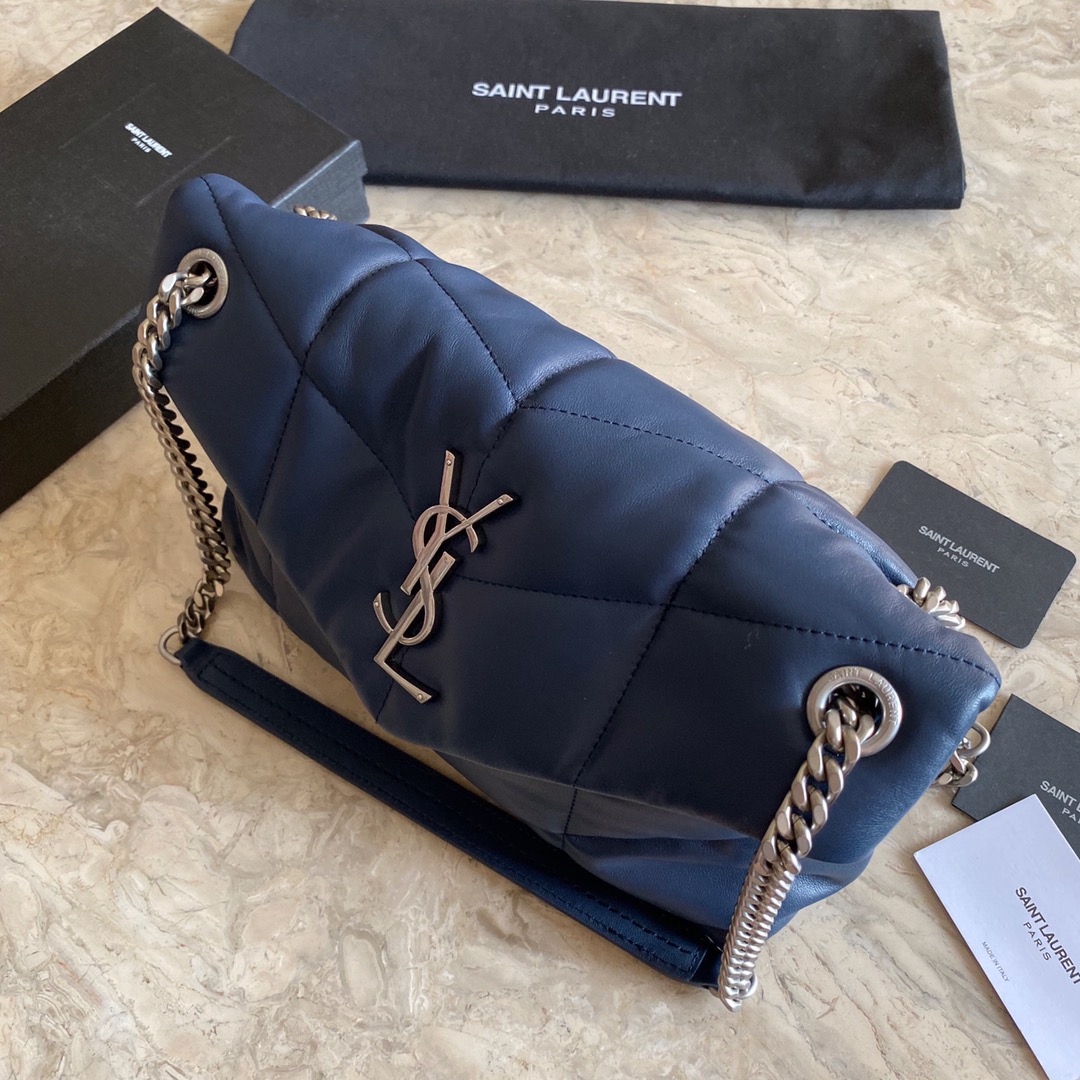 LOULOU PUFFER SMALL BAG IN QUILTED LAMBSKIN, YSL SAINT LAURENT 577476