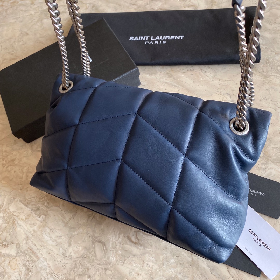 LOULOU PUFFER SMALL BAG IN QUILTED LAMBSKIN, YSL SAINT LAURENT 577476