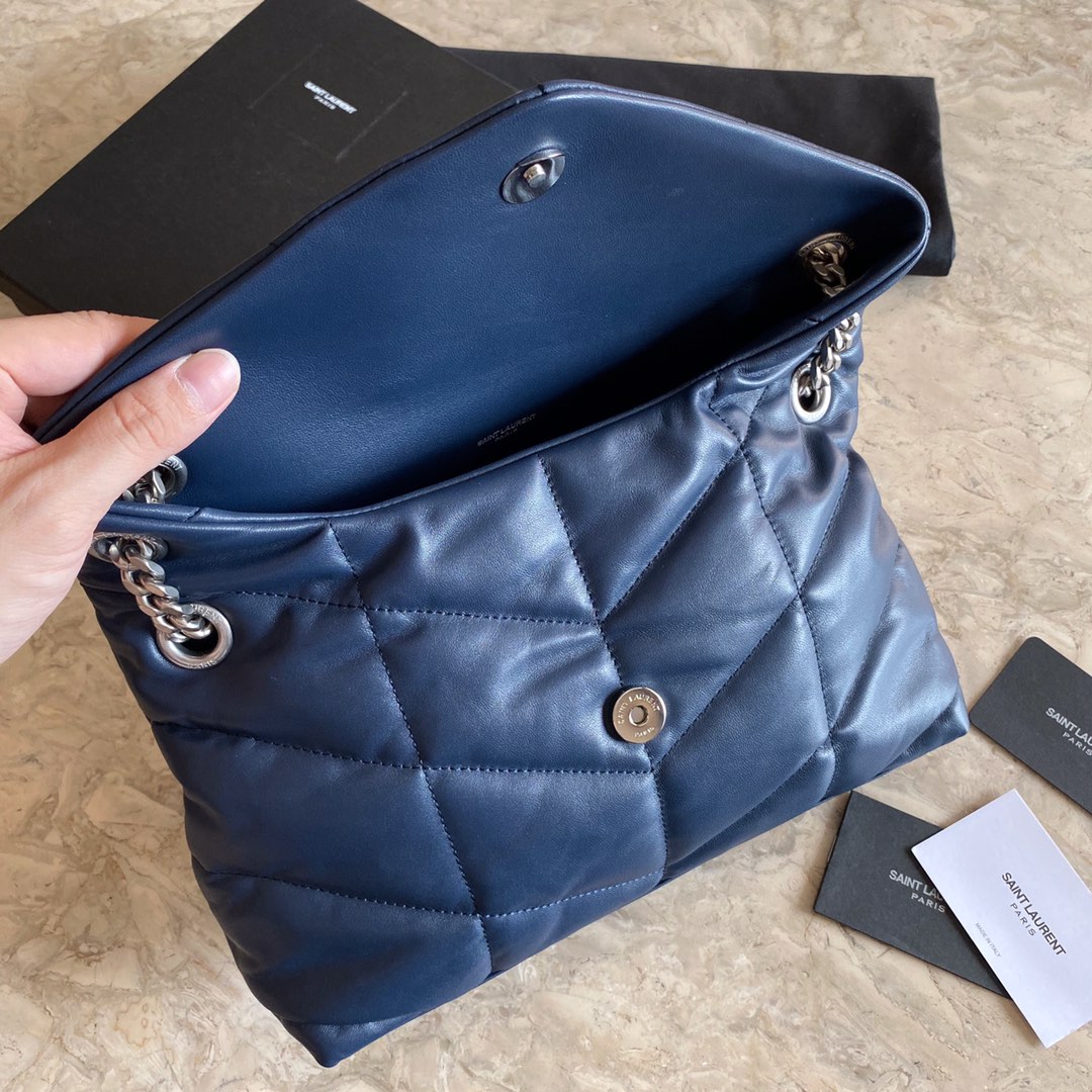 LOULOU PUFFER SMALL BAG IN QUILTED LAMBSKIN, YSL SAINT LAURENT 577476