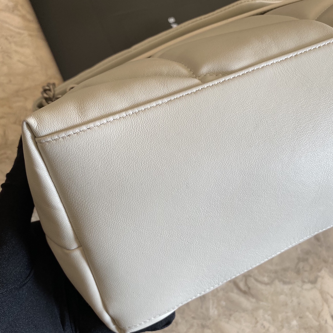 LOULOU PUFFER MEDIUM BAG IN QUILTED LAMBSKIN, YSL SAINT LAURENT 577475