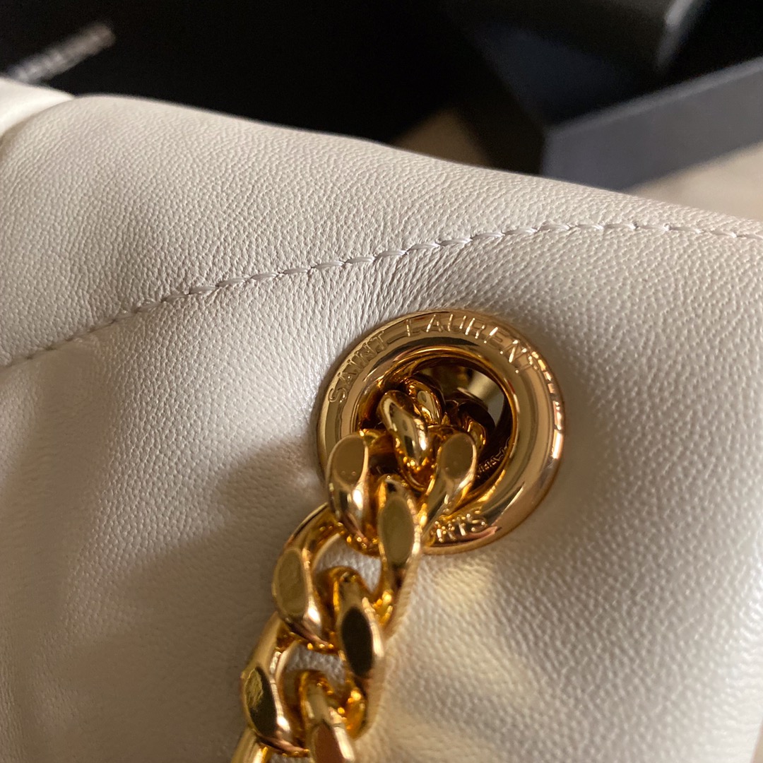 LOULOU PUFFER MEDIUM BAG IN QUILTED LAMBSKIN, YSL SAINT LAURENT 577475