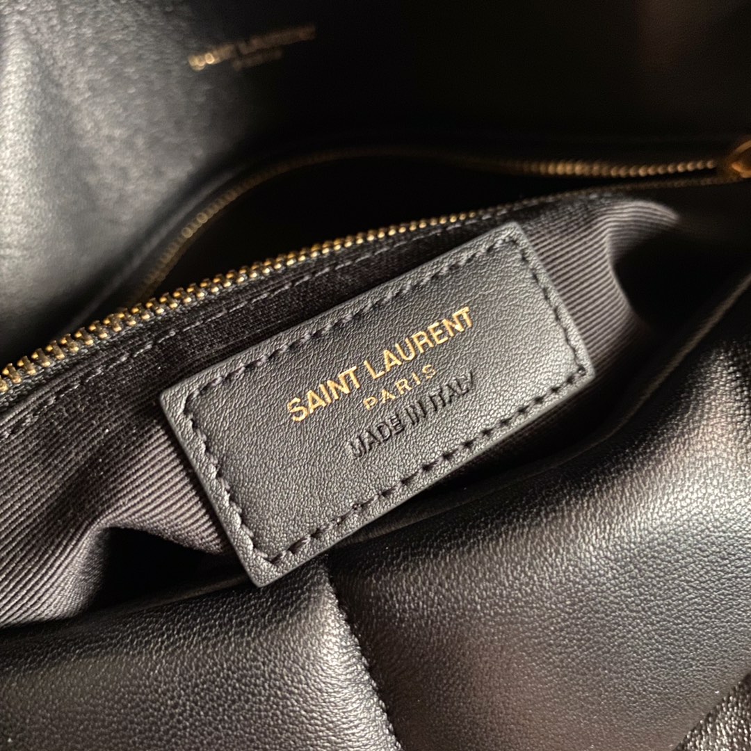 LOULOU PUFFER MEDIUM BAG IN QUILTED LAMBSKIN, YSL SAINT LAURENT 577475