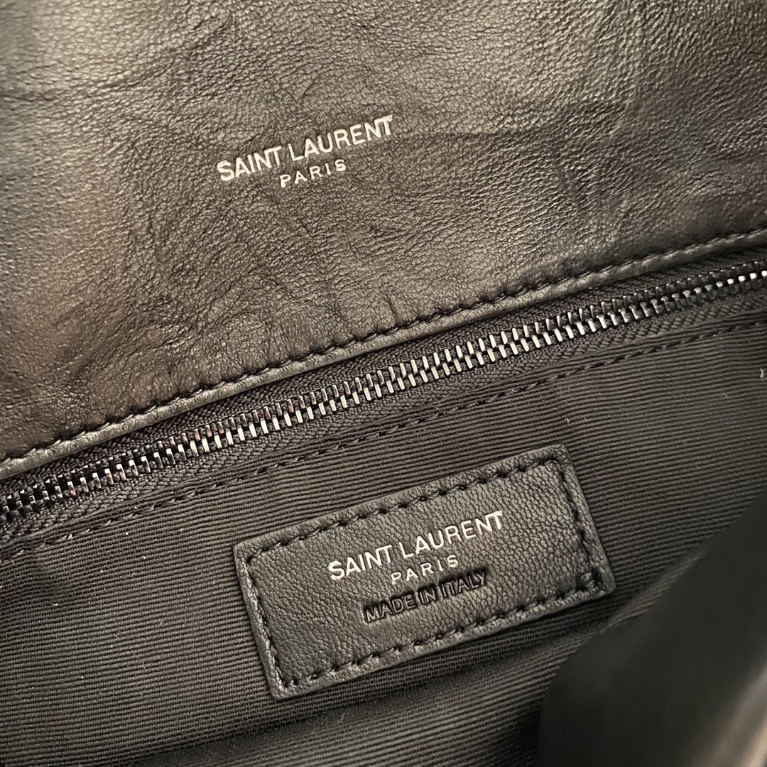 LOULOU PUFFER SMALL BAG IN QUILTED WRINKLY MATTE LEATHER, YSL SAINT LAURENT 577476