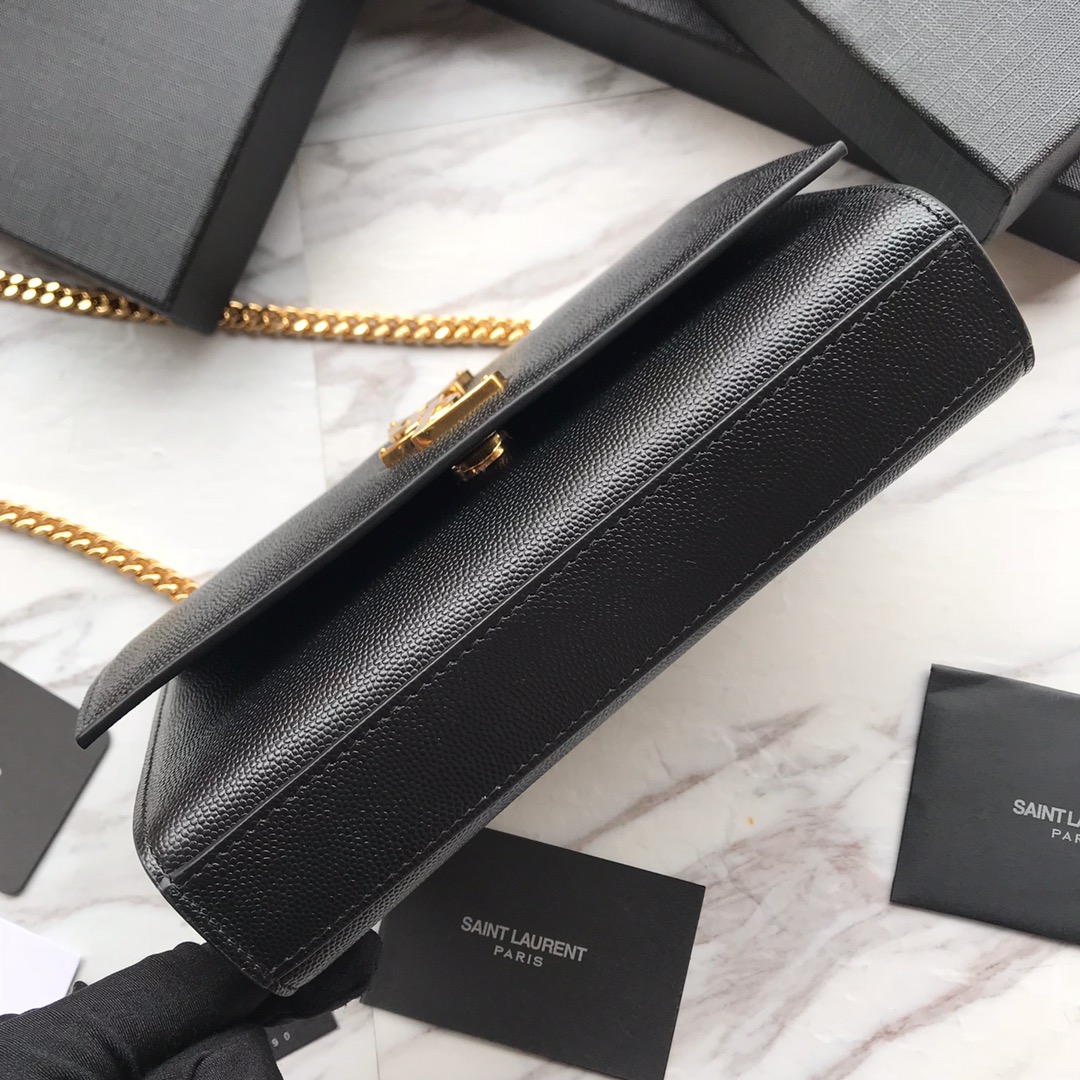 469390 KATE SMALL BAG IN GRAIN DE POUDRE EMBOSSED LEATHER, YSL Saint Laurent